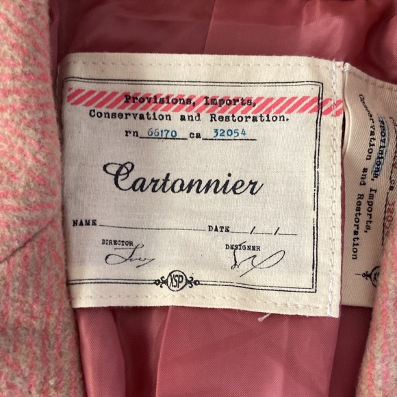 ANTHROPOLOGIE Cartonnier Pink Blazer - Picture 2 of 8